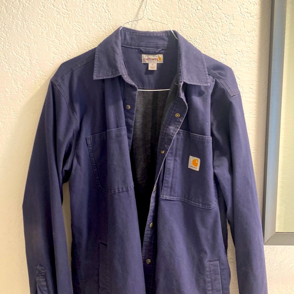 Carhartt Mens Navy Blue Jacket